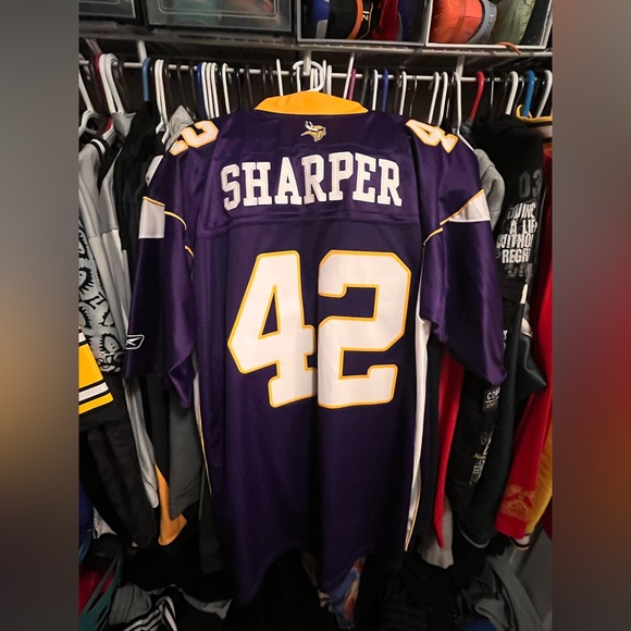 Reebok NFL Sharper 42 Vikings Football Jersey | Men’s 2XL - Picture 2 of 5